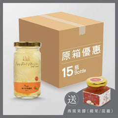 【原箱優惠】鮮製日本柚子蘆薈(15支)送燕窩果醬